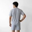 Men&rsquo;s Short Sleeve Pajama Set - Button-Front Top and Shorts - Lightweight 2-Piece Sleepwear