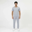 Men&rsquo;s Short Sleeve Pajama Set with Pants - Soft Lightweight Sleepwear Set for Adults - Comfortable Loungewear for Night or Home