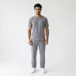 Men&rsquo;s Short Sleeve Pajama Set with Pants - Soft Lightweight Sleepwear Set for Adults - Comfortable Loungewear for Night or Home