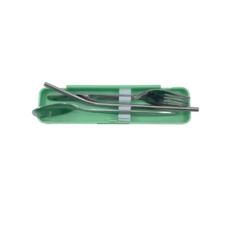 Straw, Spoon, Fork Set